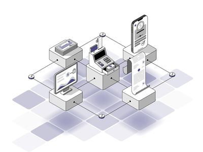 Money Tools bank cashier check computer icon illustration invoice isometric line money smart smartphone tax vector