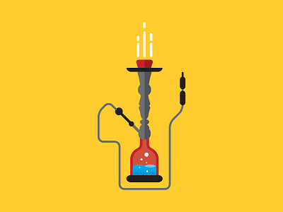 Hookah Icon Design