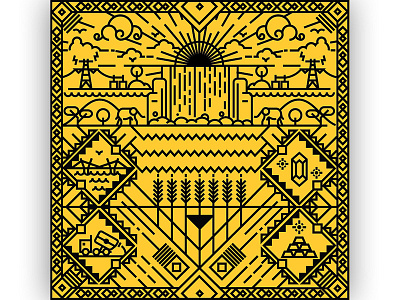Zambia Pattern Illustration africa background icon illustration line linear pattern stroke texture vector zambia