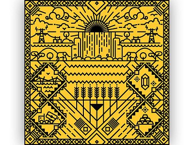 Zambia Pattern Illustration