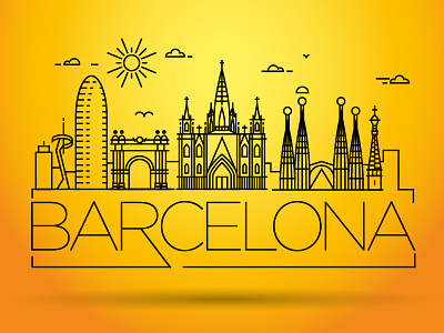 Barcelona Skyline