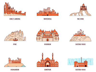 Game Of Thrones Castles