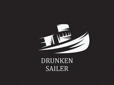 Drunken Sailer logo design. app branding design icon illustration logo logos logotype studio studio logo typography ui ux vector
