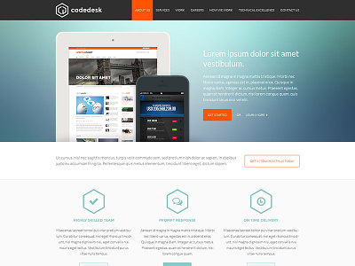 CodeDesk homepage codedesk design homepage website