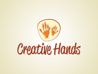 Creative Hands designer graphic designer hand made logo logo designer online shop