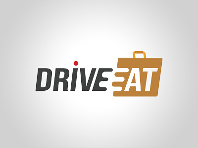 Logo Drive Eat brand brand design identity branding illustraion illustrator logo logodesign logotype typogaphy