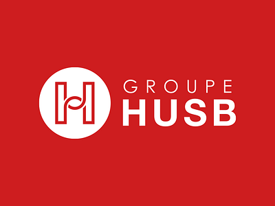 GROUPE HUSB brand design branding design logo logos logotype visual identity