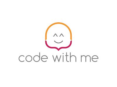 Logo Code Wiht Me brand branding brandlogo identity indentyvisual lettring logo logos
