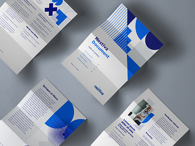 Pdf blue corporate geometric geometry graphic design shapes