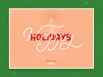 Happy Holidays Postcard