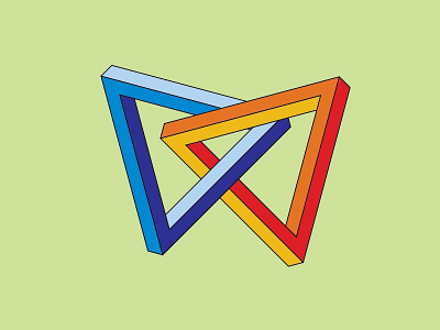 The impossible triangle branding design graphicdesign icon illustration illustrator logo photoshop