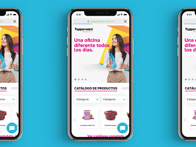 Tupper Website catalog chat design ecommerce mobile responsive ui userinterface ux