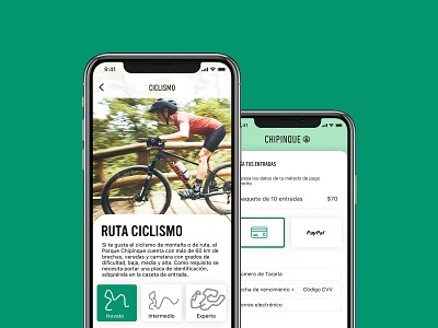 Chipinque App app design ecommerce ios national park park ui ux