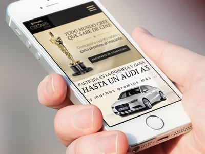 Responsive Oscars trivia audi car cinema cinepolis ios mobile movies oscars responsive trivia ui ux