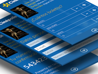 App Windows Phone Cinepolis cinema cinepolis ecommerce mobile movies process tickets ui ux