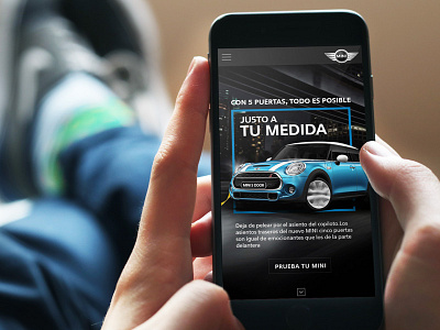Ju5to a tu medida mobile cars ios mini mobile prototype responsible smartphone ui ux