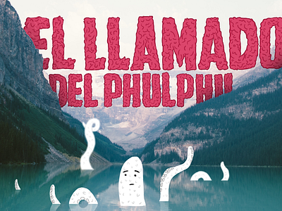 El Llamado del Phulphu animals art cute design draw drawn illustration lago lake mountain octopussy valley