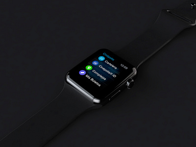 Cinépolis iWatch app apple watch cinema dark design ios iwatch passbook tickets ui ux watch