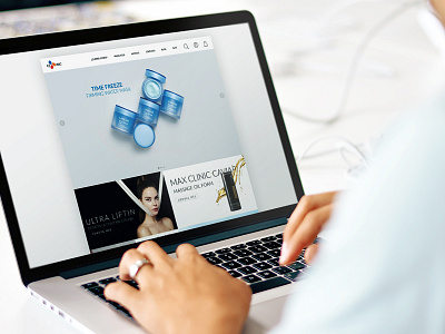 CJMIC beauty design diseño ecommerce ui ux website
