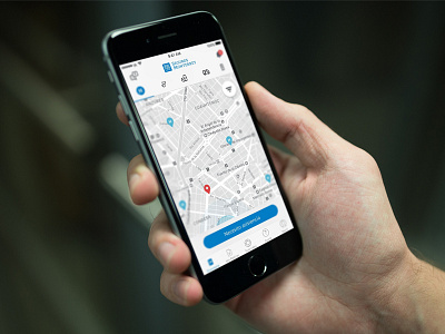 Insurance App app insurance ios iphone maps pin seguros ui ux