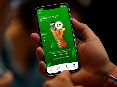 Soda app app ios mexico mx scan soda tea user interface ux uxui