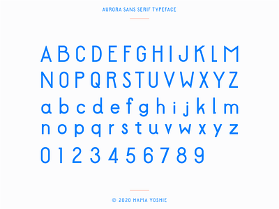AURORA SANS SERIF TYPEFACE aurora design sans serif typography