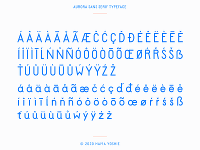 AURORA SANS SERIF TYPEFACE aurora design sans serif typography