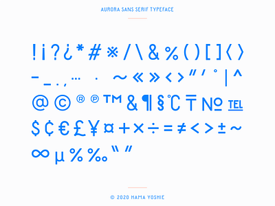 AURORA SANS SERIF TYPEFACE aurora design sans serif typography