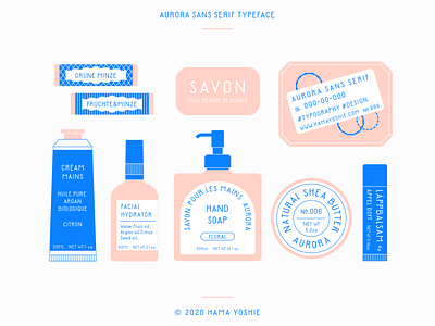 AURORA SANS SERIF TYPEFACE aurora design illustration packaging sans serif typography