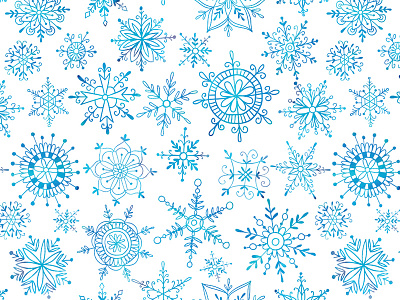 First snow blue decorate pattern season snowfall snowflake watercolor weather winter