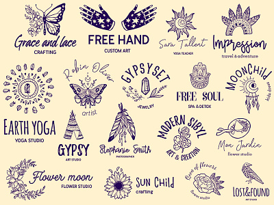 Boho branding