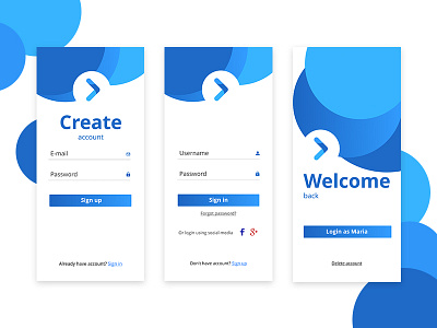 Daily UI - 1. Sign Up pages affinity designer app create daily ui login marialetta password sign up ui username