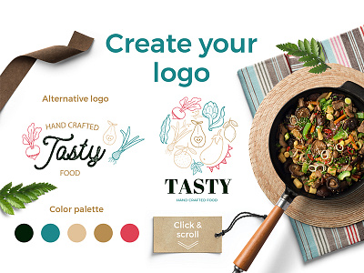 Eco life branding kit branding design eco fonts graphic design light logo logo kit marialetta tasty typo typography