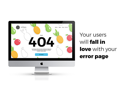 Daily UI - 8. Error page 404 affinity designer app create daily ui error marialetta number ui