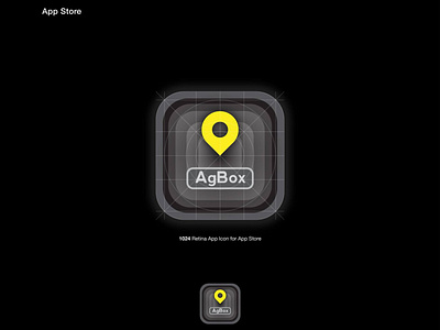 App store icon for AgBox agbox america app app design apple application brand brand design easytoread harvest icon icon design icon set iconography icons logodesign minimal modern retina simple