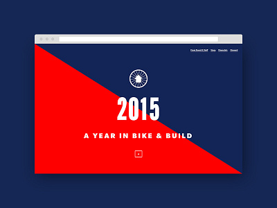 Bike & Build // 2015 Annual Report data visualization development web design