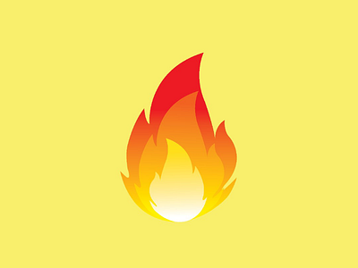 Fire Emoji adobe brand branding creative design design emoji fireemoji flat design graphic design illustration startupbusiness vector