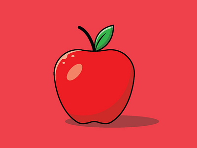Apple adobe apple brand branding creative design design emoji flat design graphic design illustration startupbusiness vector