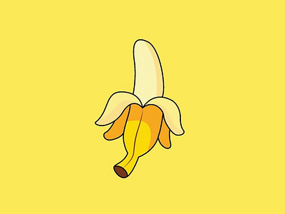 Banana 🍌 adobe adobeillustration branding brandmark design designspiration dribble graphicdesign illustration startupbusiness
