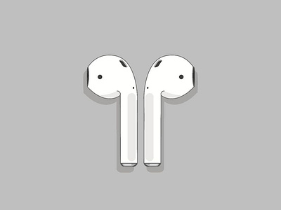 Airpods adobe adobeillustration branding brandmark design designspiration dribble graphicdesign illustration startupbusiness