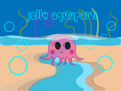 Jellyfish character design 2d adobe illustrator branding character childhood design graphic design illustration water