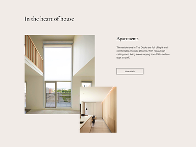 THE DOCKS - real estate redesign concept architect branding design realestate typography ui