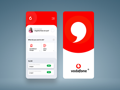 vodafone design ui ux