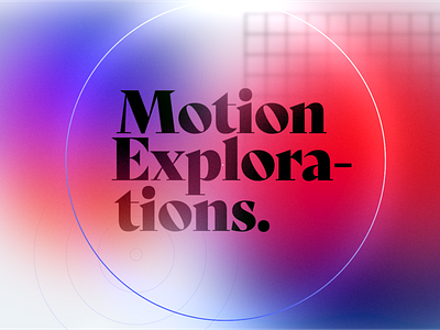 Motion Explorations 02