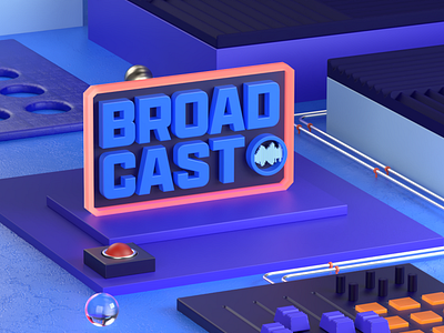 Broadcast 3D Logo