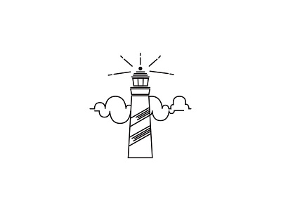 Lighthouse Logo branding lighthouse logo