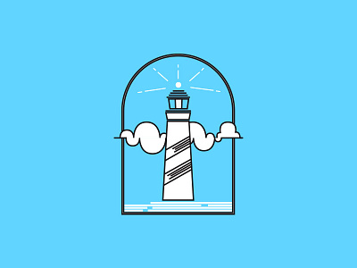 Lighthouse Logo branding lighthouse logo