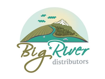 Big River 3 illustration logo shapes