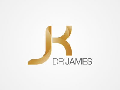 JK Clinic Logo Design collateral illustration logo marketing promo shapes