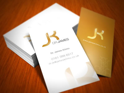 JK Business Card collateral illustration logo marketing promo shapes